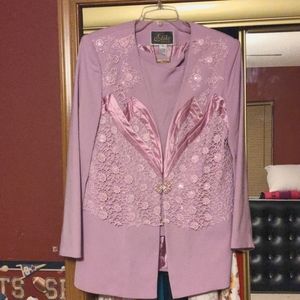 Elite Champagne Ladies Dress Suit